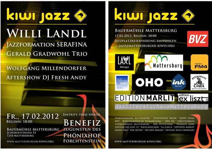 Kiwi Jazz – Bauermühle Mattersburg – 17.2.2012