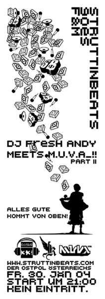 Fresh Andy meets MUVA – 30.1.04